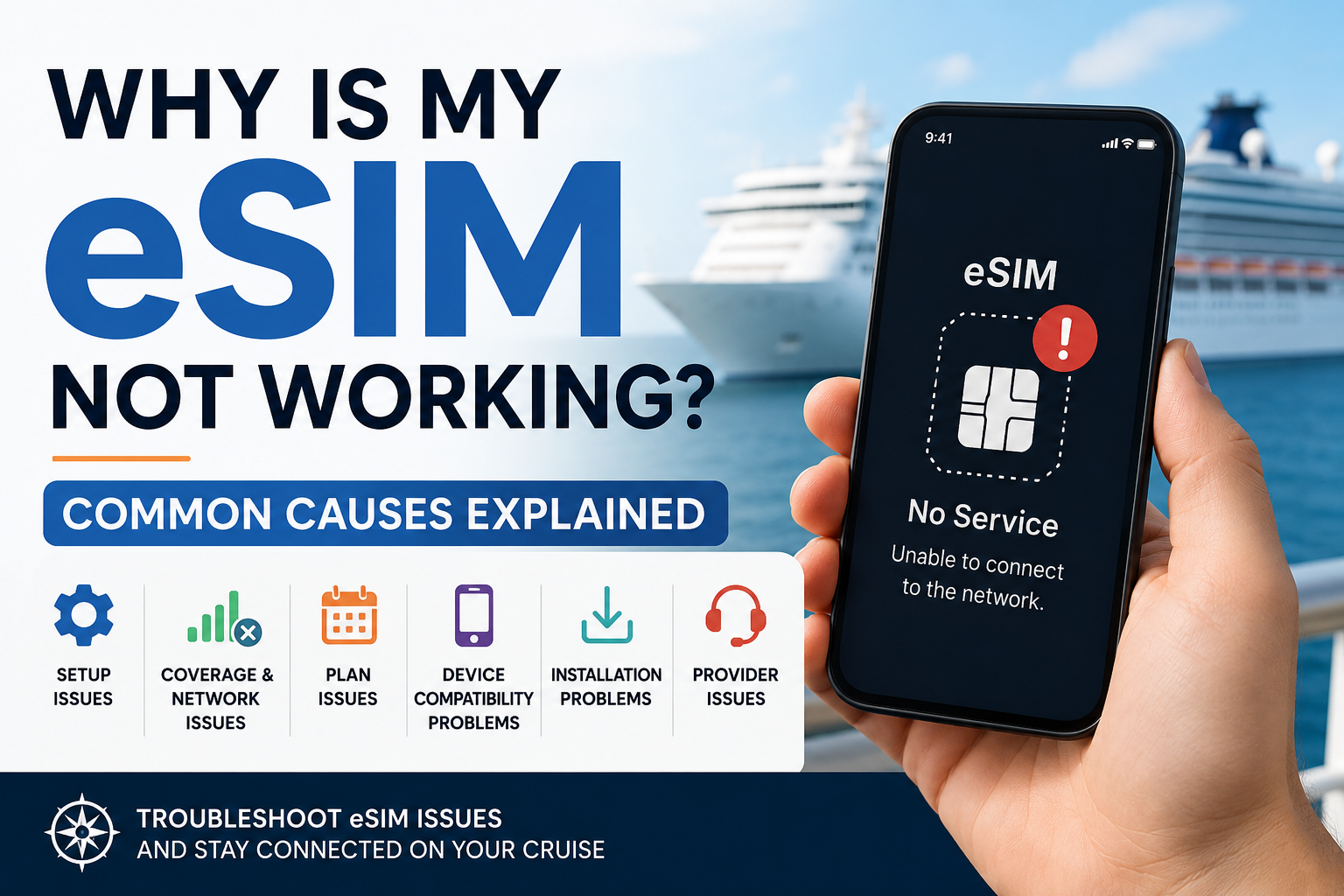 eSIM not working